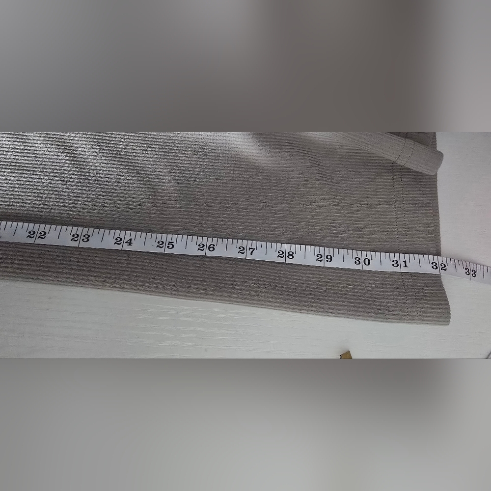 Lululemon Brushed Softstreme Ribbed Zip Flared Pant 32.5" Riverstone - Picture 13 of 13